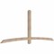 Ekena Millwork Bellingham Smooth Timber Gable Bracket, Douglas Fir, 108"W x 45"H x 3 1/2"D x 3 1/2"F, 10/12 Pitch GBW108X45X0404BEL00SDF - alternate 5